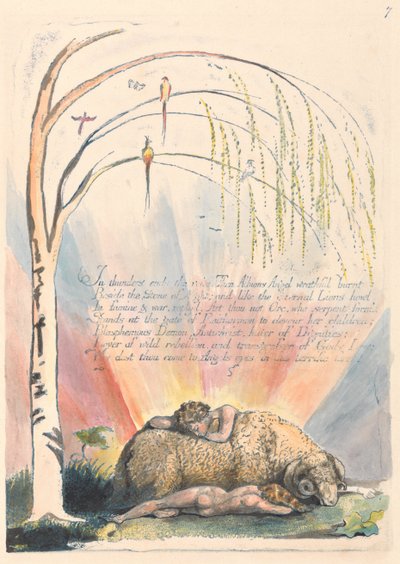America. A Prophecy, Plate 9 by William Blake